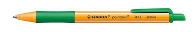 STABILO 6030/36 Druck-Kugelschreiber - STABILO pointball - Einzelstift - grün