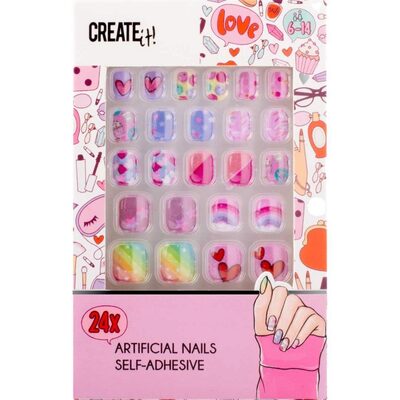 CANENCO 622000 Create it! Künstliche Fingernägel, selbstklebend, sortiert