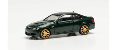 HERPA 033862-002 1:87 BMW M3 Coupe (E92), British Racing Green metallic, Felgen gold