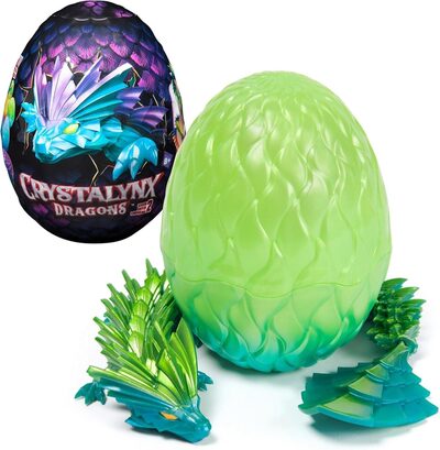 SPINMASTER 6073428 Crystal Dragons CRD Crystal Lynx Dragons, sortiert