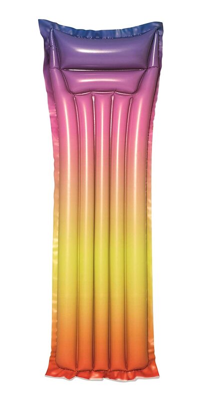 BESTWAY 44041 Luftmatratze 'Regenbogen', 183x69 cm - farblich sortiert