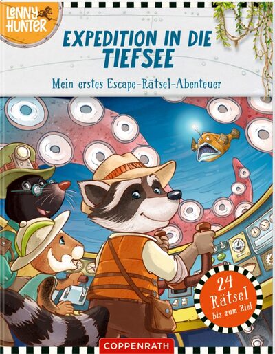 COPPENRATH 64692 Coppenrath Verlag Escape-Rätsel-Abenteuer: Expedition in die Tiefsee - Lenny Hunter