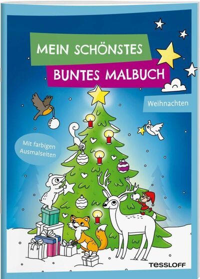 TESSLOFF 378864766 Mein schönstes buntes Malbuch. Weihnachten