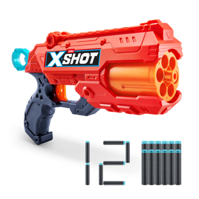ZURU 11018762 XSHOT - Excel Reflex 6 Blaster mit Darts