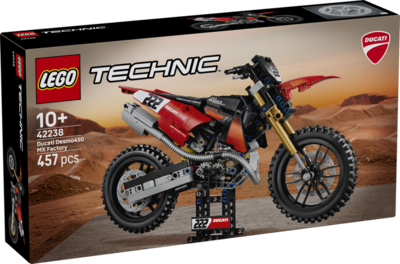 LEGO® TECHNIC 42238 Ducati Desmo450 MX Factory Motorrad