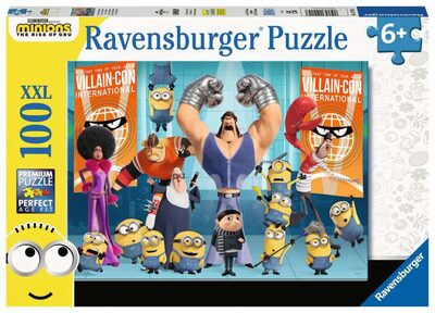RAVENSBURGER 12915 Kinderpuzzle Gru und die Minions 100 Teile XXL