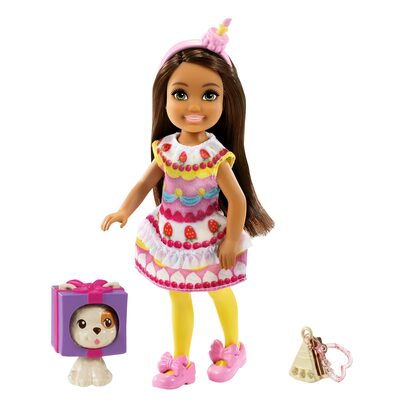 MATTEL GRP71 Barbie Chelsea Puppe im Kuchen-Kostüm