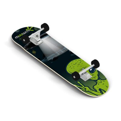 AUTHENTIC SPORTS & TOYS 539 muuwmi Skateboard ABEC 5 Alien