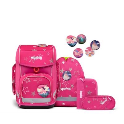 ERGOBAG 01036-90199-10 cubo Schulrucksack-Set regular SternzauBär, 5-teilig