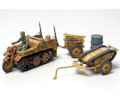 TAMIYA 300032502 1:48 Dt. Kettenkrad m. Goliat