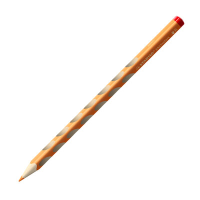 STABILO 332/215 Ergonomischer Buntstift für Rechtshänder - STABILO EASYcolors - Einzelstift - gelb orange