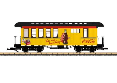 LGB 36818 G (Schmalspur) Coca-Cola® Halbgepäckwagen, Ep. III