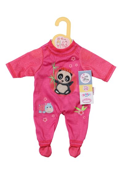 ZAPF 871461 Dolly Moda Strampler mit Panda 43 cm