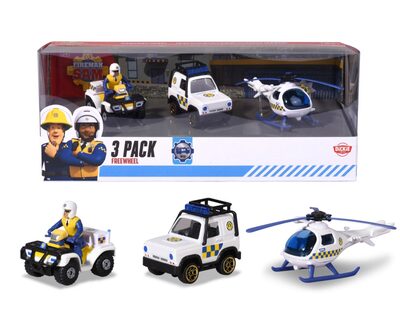DICKIE TOYS 203092006 Feuerwehrmann Sam 3-Pack