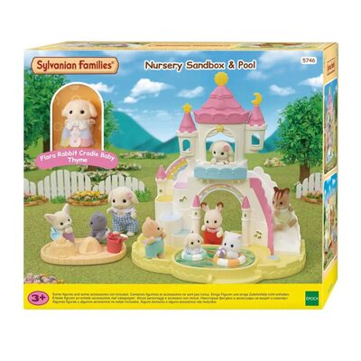 EPOCH 5746 Sylvanian Families® Erlebniskindergarten Sandkasten und Pool