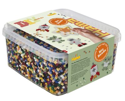 HAMA 1900 Bügelperlen Box mit Bioperlen ca.15.000 Stück