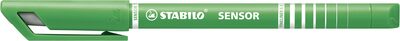 STABILO 189/36 Fineliner mit gefederter Spitze - STABILO SENSOR F - fein - Einzelstift - grün