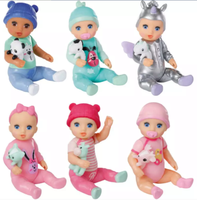 ZAPF 906002 BABY born Minis - Babies Dolls 1-6, sortiert