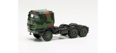 HERPA 746908 1:87 Iveco Trakker geschützt 6x6 Sattelzugmaschine Flecktarn „Bundeswehr'
