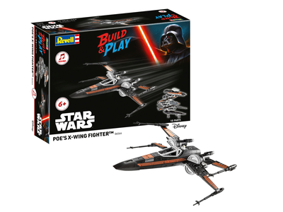 REVELL 06564 1:78 Poe's X-Wing Fighter (w/Sound): Build & Play