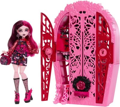 MATTEL HYT72 Monster High Skulltimate Secrets Garden Mysteries Spielset, Draculaura Puppe