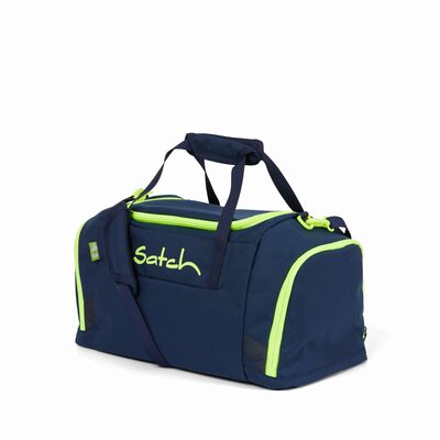 SATCH SAT-DUF-001-122 satch Duffle Bag Toxic Yellow dark blue, neon, yellow