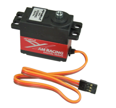 AMEWI 28916 Digital Servo 6208 Metallgetriebe, 8.2kg, für 1:8 Autos