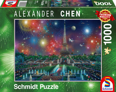 SCHMIDT SPIELE 59651 Feuerwerk am Eiffelturm
