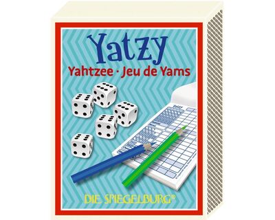 DIE SPIEGELBURG 14223 Spiel & Spaß in der Schachtel Yatzy Bunte Geschenke