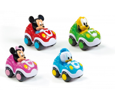 CLEMENTONI 17166 Disney Baby Autos mit Rückzugmotor, sortiert