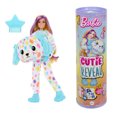 MATTEL HRK41 Barbie Cutie Reveal Barbie Color Dream - Dalmatiner - in Überraschungsbox