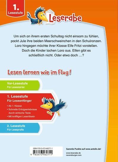 RAVENSBURGER 46271 Leserabe ab 1. Klasse Rabenstarke Schulgeschichten für Erstleser