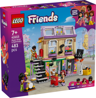 LEGO® Friends 42653 Musikladen & Wohnung