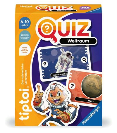 RAVENSBURGER 00223 tiptoi® Reisespiel - Quiz Weltraum