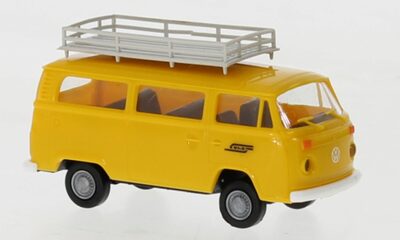 BREKINA 33157 1:87 / H0 VW T2 Kombi gelb, 1973, Räthische Bahn,