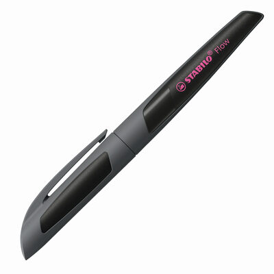 STABILO 5073/8-41 Füller - STABILO Flow ACTIVE in anthrazit - Einzelstift - inklusive Patrone