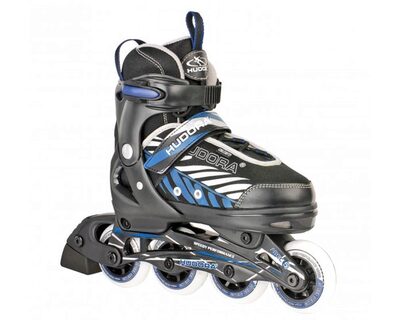 HUDORA 28236 Kinderinliner Leon, Gr. 33-36, schwarz/blau
