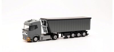 HERPA 316231 1:87 DAF XG Stöffelliner-Sattelzug, grau