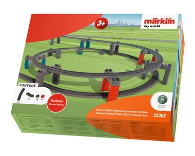 MÄRKLIN 23302 H0 MÄRKLIN my world - Kunststoffgleis-Ergänzungspackung Hochbahn