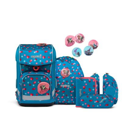 ERGOBAG 00660-90201-10 cubo light Schulranzen-Set VoltiBär, 6-teilig