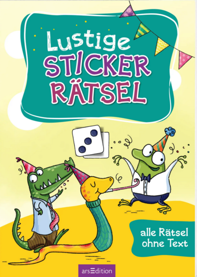 ARSEDITION 135614 Lustige Sticker-Rätsel