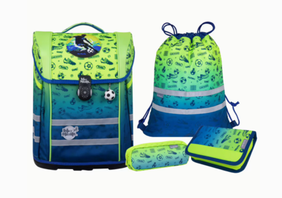 MCNEILL 9661288000 Schulranzen-Set PERFECTO, 5tlg. FOOTBALL 2T -Kollektion 2025-