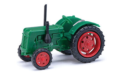 BUSCH 211006810 MEHLHOSE TT / 1:120 Traktor Famulus Grün, Felgen Rot