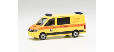 HERPA 700764 1:87 MAN TGE Flachdach 'Rettungsdienst Bundeswehr Berlin NEF 1705-1'