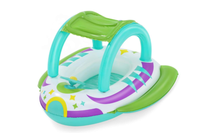 BESTWAY 34149 Kinder-Schlauchboot mit UV-Careful™ Sonnenschutzdach