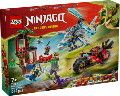 LEGO® NINJAGO 71857 Showdown am Baumhaus mit dem Ninja-Bike
