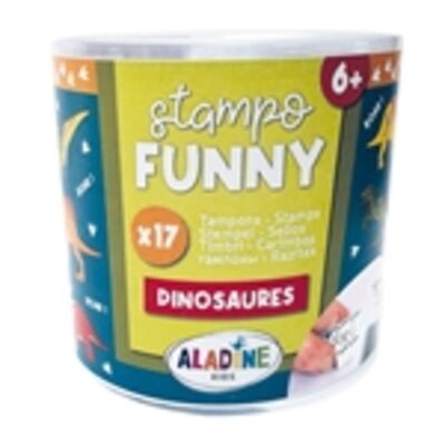 ALADINE 00000000000000085174 Kinder Stempel Funny Dinosaurier