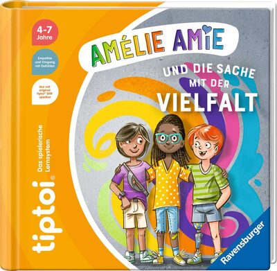 RAVENSBURGER 49298 tiptoi® Amélie Amie und die Sache mit der Vielfalt