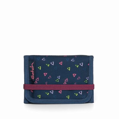 SATCH SAT-WAL-001-9W6 satch Wallet Funky Friday dark blue, pink, yellow
