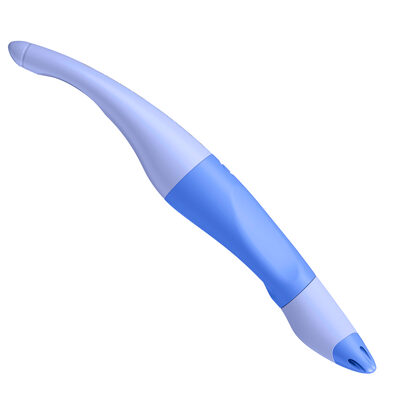 STABILO 6891/38-41 Ergonomischer Tintenroller für Linkshänder - STABILO EASYoriginal Pastel in Wolkenblau - Einzelstift - Schreibfarbe blau (löschbar) - inklusive Patrone